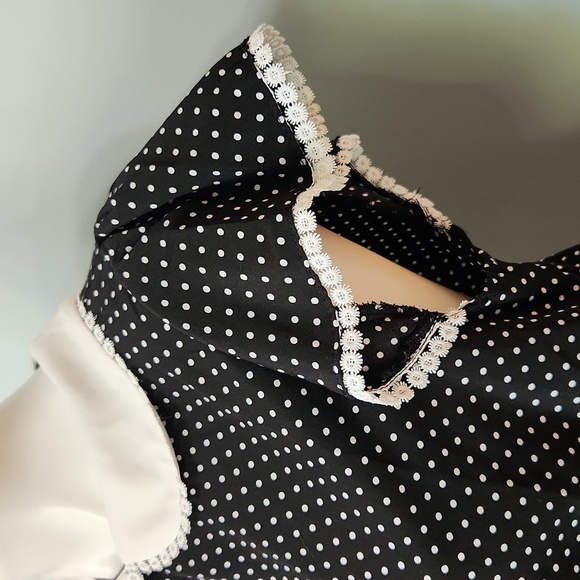 Lipslide Black & White Polka Dot top - Picture 6 of 11